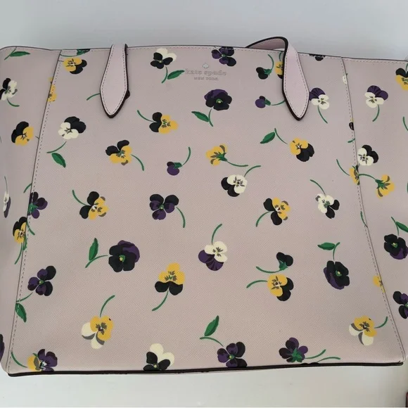 Kate Spade Dana Tote in Pansy Floral Print - Picture 7 of 7